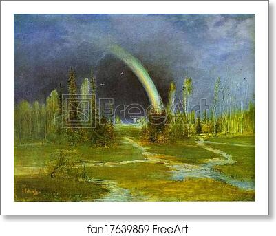 Free art print of Landscape with a Rainbow by Alexey Savrasov Free art print of Landscape with a Rainbow by Alexey Savrasov