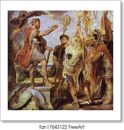 Free art print of Decius Mus Addressing the Legions by Peter Paul Rubens