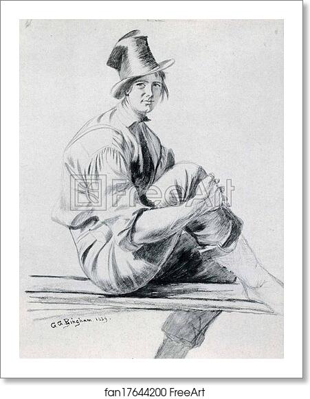 Free art print of Study of Boatman for Boatmen on the Missouri by George Caleb Bingham Free art print of Study of Boatman for Boatmen on the Missouri by George Caleb Bingham