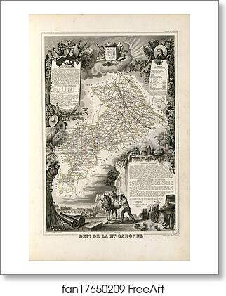 Free art print of Dépt. de la Haute Garonne (région du sud) by Victor Jules Levasseur Free art print of Dépt. de la Haute Garonne (région du sud) by Victor Jules Levasseur