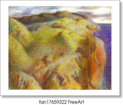 Free art print of Coastal Landscape by Edgar Degas