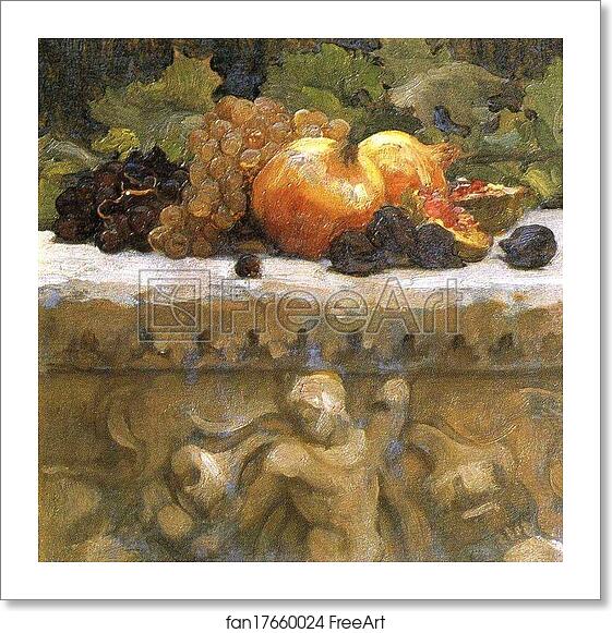 Free art print of Still-Life Study of Fruit on a Marble Sarcophagus by Frederick Leighton Free art print of Still-Life Study of Fruit on a Marble Sarcophagus by Frederick Leighton