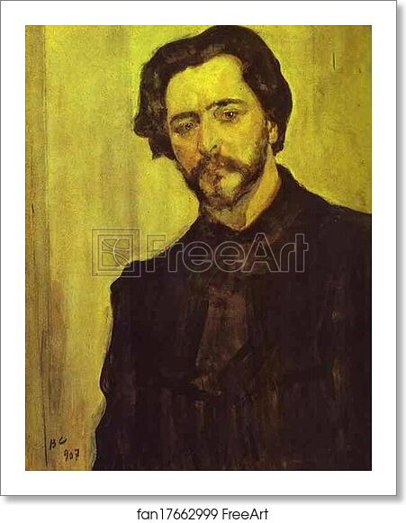 Free art print of Portrait of the Writer Leonid Andreev by Valentin Serov Free art print of Portrait of the Writer Leonid Andreev by Valentin Serov