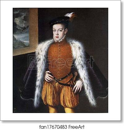 Free art print of Portrait of Don Carlos by Sofonisba Anguissola