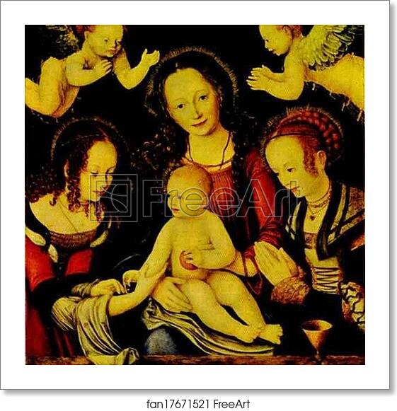 Free art print of The Dessau Altarpiece of the Princes (central panel) by Lucas Cranach The Elder Free art print of The Dessau Altarpiece of the Princes (central panel) by Lucas Cranach The Elder