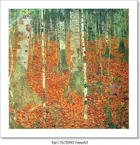 Free art print of Farmhouse with Birch Trees by Gustav Klimt. 1903. 110 ...