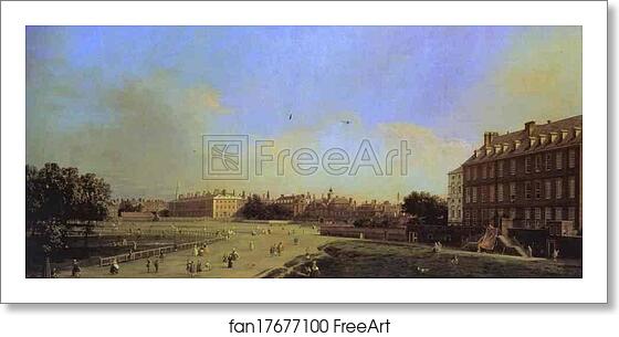 Free art print of London: the Old Horse Guards from St. James' Park by Giovanni Antonio Canale, Called Canaletto Free art print of London: the Old Horse Guards from St. James' Park by Giovanni Antonio Canale, Called Canaletto