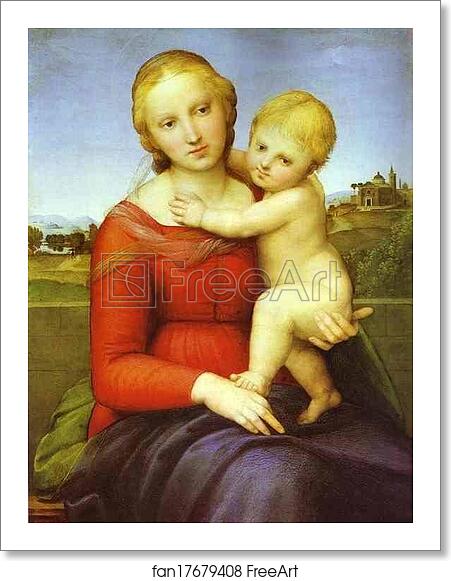 Free art print of The Small Cowper Madonna by Raphael Free art print of The Small Cowper Madonna by Raphael