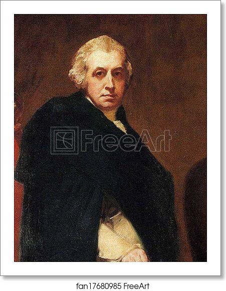 Free art print of John Flaxman Modelling the Bust of William Hayley. Detail by George Romney