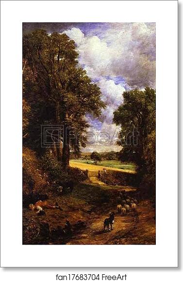 Free art print of The Cornfield by John Constable Free art print of The Cornfield by John Constable