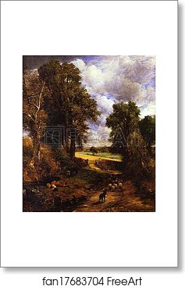 Free art print of The Cornfield by John Constable