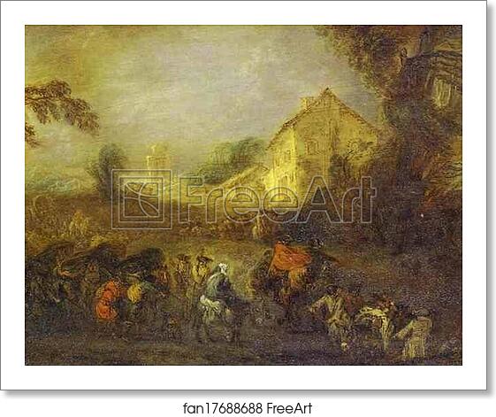 Free art print of The Hardships of War by Jean-Antoine Watteau Free art print of The Hardships of War by Jean-Antoine Watteau