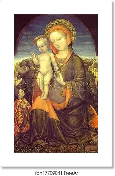 Free art print of The Virgin and Child Adored by Lionello d'Este by Jacopo Bellini Free art print of The Virgin and Child Adored by Lionello d'Este by Jacopo Bellini