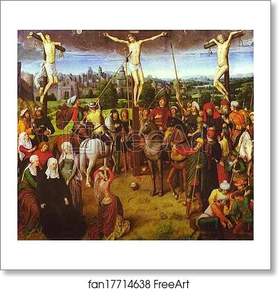 Free art print of Crucifixion by Hans Memling