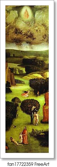 Free Art Print Of Paradise By Hieronymus Bosch 1500s Left Wing Of The Last Judgement Triptych Oil On Panel Akademie Der Bildenden Kunste Vienna Austria Freeart Fan