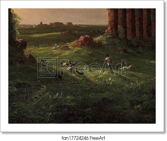 Free art print of Roman Compagna. Detail by Thomas Cole Free art print of Roman Compagna. Detail by Thomas Cole