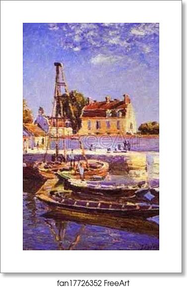 Free art print of Boats by Alfred Sisley Free art print of Boats by Alfred Sisley