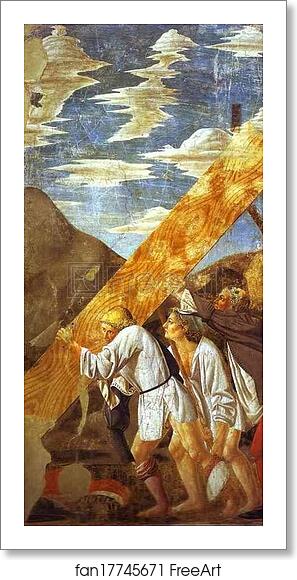 Free art print of Legend of the True Cross: Burial of the Wood by Piero Della Francesca
