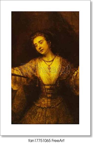 Free art print of Lucretia by Rembrandt Harmenszoon Van Rijn Free art print of Lucretia by Rembrandt Harmenszoon Van Rijn