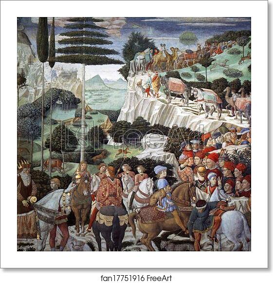 Free art print of Procession of the Magus Caspar. Detail by Benozzo Gozzoli Free art print of Procession of the Magus Caspar. Detail by Benozzo Gozzoli