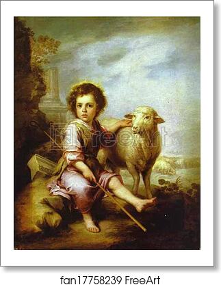 Free art print of The Good Shepherd by Bartolomé Esteban Murillo