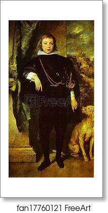 Free art print of Prince Rupert von der Pfalz by Sir Anthony Van Dyck