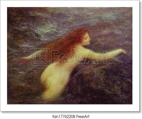 Free art print of Undine by Henri Fantin-Latour Free art print of Undine by Henri Fantin-Latour