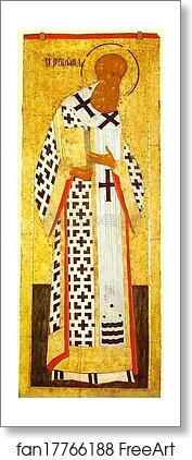 Free art print of St. Gregory the Theologian by Dionisii (Dionysius)