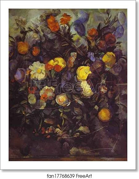 Free art print of Flowers by Paul Cézanne Free art print of Flowers by Paul Cézanne