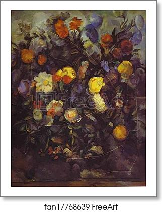 Free art print of Flowers by Paul Cézanne