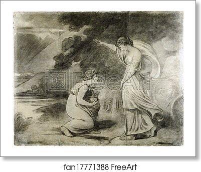 Free art print of Venus Orders Psyche to Fetch the Waters of the Styx by George Romney
