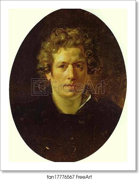 Free art print of Self-Portrait by Karl Brulloff Free art print of Self-Portrait by Karl Brulloff