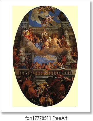 Free art print of Triumph of Venice by Paolo Veronese