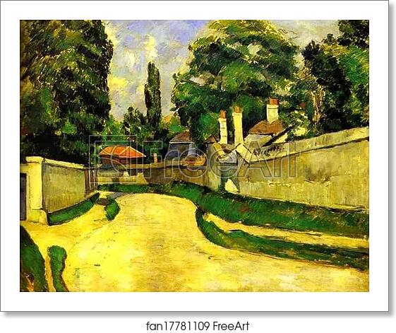 Free art print of Houses on the Roadside (Maisons au bord d'une route) by Paul Cézanne Free art print of Houses on the Roadside (Maisons au bord d'une route) by Paul Cézanne