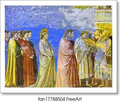 Free art print of The Marriage Procession of the Virgin. Detail by Giotto Free art print of The Marriage Procession of the Virgin. Detail by Giotto