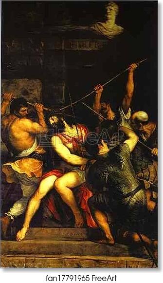 Free art print of Christ Crowned with Thorns by Titian