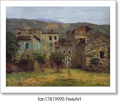 Free art print of In the Vicinity of Bordiguera, in the North of Italy by Isaac Levitan
