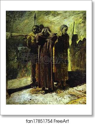 Free art print of The Calvary (unfinished) by Nikolay Gay