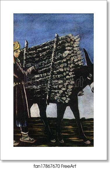 Free art print of Firewood Seller by Niko Pirosmani Free art print of Firewood Seller by Niko Pirosmani