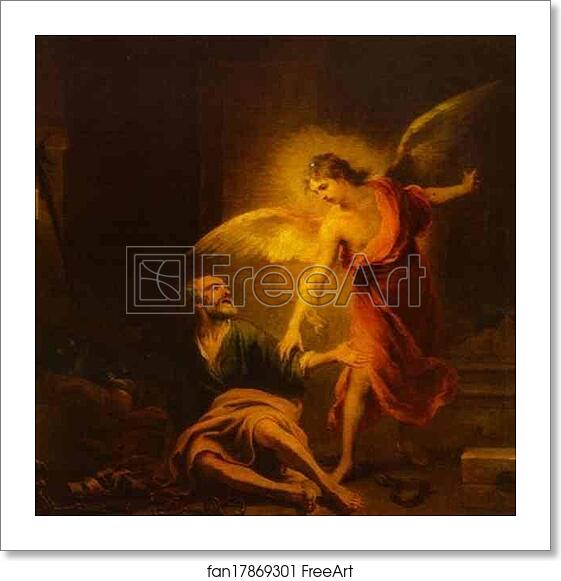 Free art print of Angel Rescues St. Peter from Prison by Bartolomé Esteban Murillo Free art print of Angel Rescues St. Peter from Prison by Bartolomé Esteban Murillo