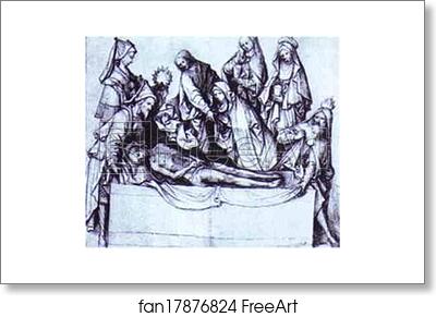 Free art print of The Entombment by Hieronymus Bosch