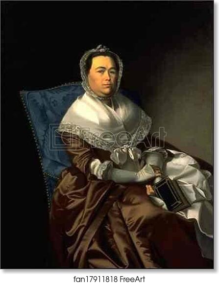 Free art print of Portrait of Mrs. James Russell (Katherine Graves) by John Singleton Copley