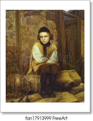 Free art print of Insulted Jewish Boy by Ivan Kramskoy