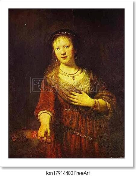 Free art print of Saskia at Her Toilet by Rembrandt Harmenszoon Van Rijn Free art print of Saskia at Her Toilet by Rembrandt Harmenszoon Van Rijn