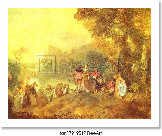 Free art print of Embarkation for Cythera, or The Pilgrimage to Cythera by Jean-Antoine Watteau Free art print of Embarkation for Cythera, or The Pilgrimage to Cythera by Jean-Antoine Watteau