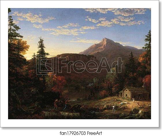 Free art print of The Hunter's Return by Thomas Cole. 1845. Oil on ...