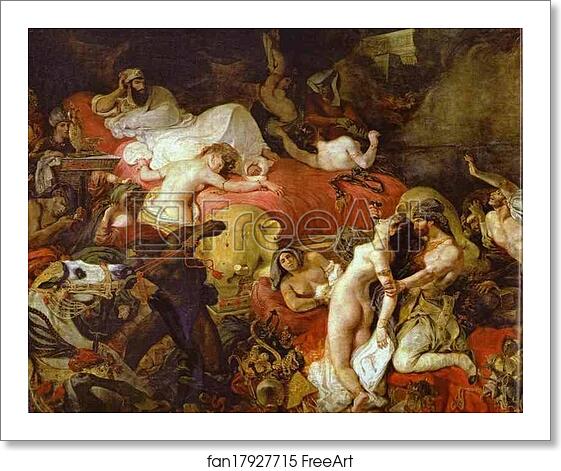 Free art print of The Death of Sardanapalus by Eugène Delacroix Free art print of The Death of Sardanapalus by Eugène Delacroix