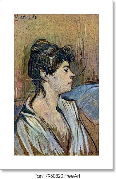 Free art print of Portrait of Marcelle by Henri De Toulouse-Lautrec Free art print of Portrait of Marcelle by Henri De Toulouse-Lautrec