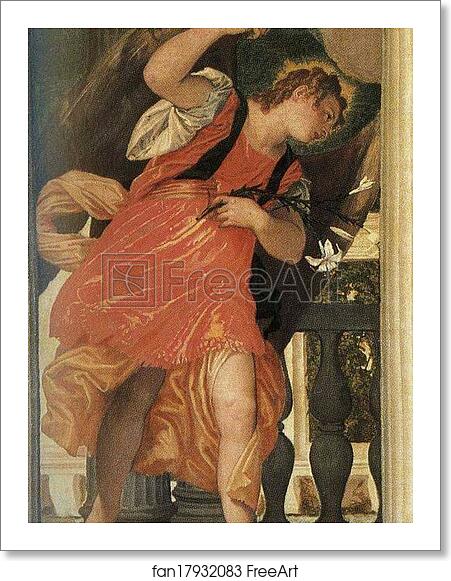 Free art print of The Annunciation. Detail by Paolo Veronese Free art print of The Annunciation. Detail by Paolo Veronese