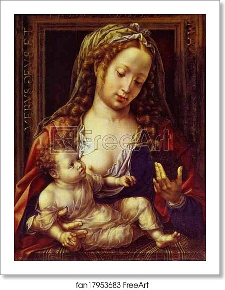 Free art print of Madonna and Child by Jan Gossaert, Called Mabuse